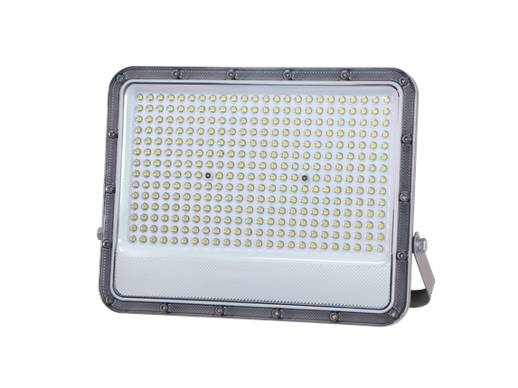 Đèn led pha thấu kính KINGECO 200w, vỏ xám, AS trắng, Chip LUMILEDS 2835